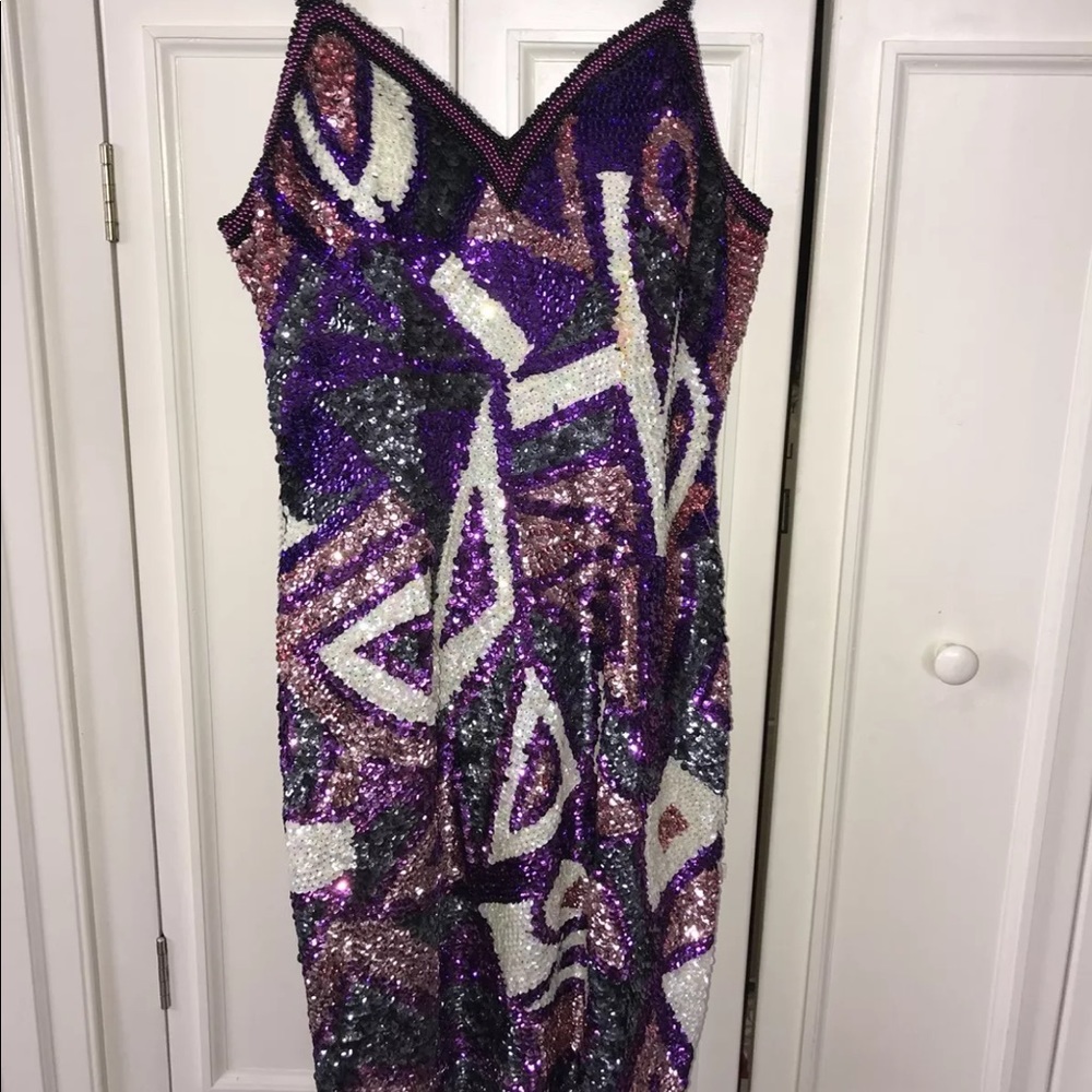 Vintage Sequins Women’s Dress Size Small